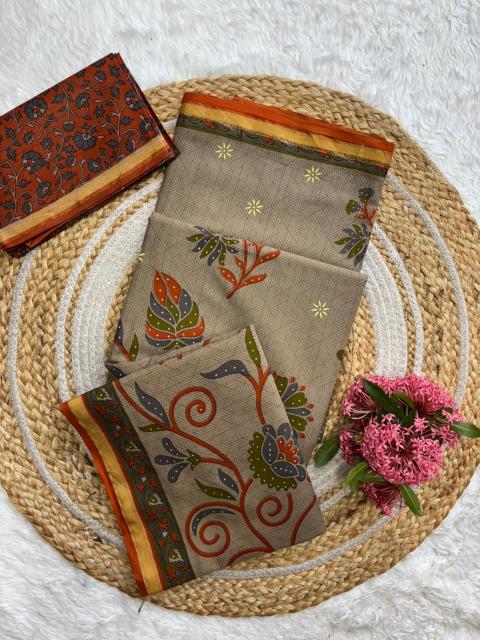 Lakhani kalamkari art print saree best womens clothing wholesale suppliers